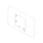 Vimar - Plana Series - 2 Central Modules Cover Plate - Apollo Lighting