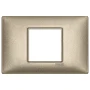 Vimar Plana 2-Central-Module Cover Plate, 120x80x9mm, IP00, Clamp Mount