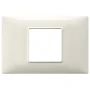 Vimar Plana 2-Central-Module Cover Plate, 120x80x9mm, IP00, Clamp Mount