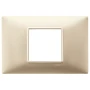 Vimar Plana 2-Central-Module Cover Plate, 120x80x9mm, IP00, Clamp Mount