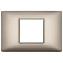 Vimar Plana 2-Central-Module Cover Plate, 120x80x9mm, IP00, Clamp Mount