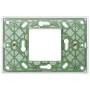 Vimar Plana 2-Central-Module Cover Plate, 120x80x9mm, IP00, Clamp Mount