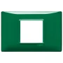 Vimar Plana 2-Central-Module Cover Plate, 120x80x9mm, IP00, Clamp Mount