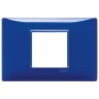 Vimar Plana 2-Central-Module Cover Plate, 120x80x9mm, IP00, Clamp Mount