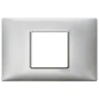 Vimar Plana 2-Central-Module Cover Plate, 120x80x9mm, IP00, Clamp Mount