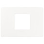 Vimar Plana 2-Central-Module Cover Plate, 120x80x9mm, IP00, Clamp Mount