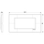 Vimar Plana 4-Module Cover Plate