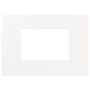 Vimar Plana 3-Module Cover Plate, 120 x 80 mm, IP00, Clamp Mounting - Apollo Lighting