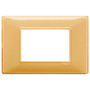 Vimar Plana 3-Module Cover Plate, 120 x 80 mm, IP00, Clamp Mounting