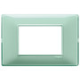 Vimar Plana 3-Module Cover Plate, 120 x 80 mm, IP00, Clamp Mounting