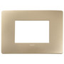 Vimar Plana 3-Module Cover Plate, 120 x 80 mm, IP00, Clamp Mounting