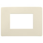 Vimar Plana 3-Module Cover Plate, 120 x 80 mm, IP00, Clamp Mounting