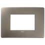 Vimar Plana 3-Module Cover Plate, 120 x 80 mm, IP00, Clamp Mounting
