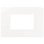 Vimar Plana 3-Module Cover Plate, 120 x 80 mm, IP00, Clamp Mounting