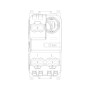 Vimar Plana 1P NO 10A Push Button, 250V, Lightable, IP40 - Apollo Lighting