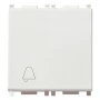 Vimar Plana 1P NO 10A Push Button, 250V, Lightable, IP40