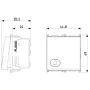 Vimar Plana 1P NO 10A Push Button, 250V, Lightable, IP40