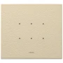 Vimar Eikon 3-Module Electronic Cover Plate, Horizontal or Vertical Mount