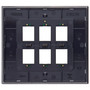 Vimar Eikon 3-Module Electronic Cover Plate, Horizontal or Vertical Mount