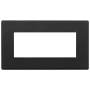 Vimar EIKON 5-Module British Standard Cover Plate, 159.3 x 90 mm, Clamp Mounting