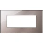 Vimar EIKON 5-Module British Standard Cover Plate, 159.3 x 90 mm, Clamp Mounting