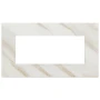 Vimar EIKON 5-Module British Standard Cover Plate, 159.3 x 90 mm, Clamp Mounting