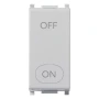 Vimar Plana 2P 20AX 1-Way Switch, 250V, IP40, Flush Mount