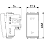 Vimar Plana 2P 20AX 1-Way Switch, 250V, IP40, Flush Mount