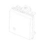Vimar ARKÉ 1P 10AX 2-Way Switch, 250V, IP40, Replaceable Button - Apollo Lighting
