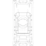 Vimar ARKÉ RJ45 Netsafe Outlet, T568A/B Universal Wiring, 8 Contacts, Tool-Free Insulation-Piercing Terminals