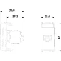 Vimar Plana RJ45 Netsafe Outlet, T568A/B Universal Wiring