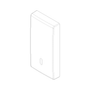 Vimar ARKÉ 1-Module Interchangeable Lightable Button, IP40