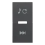 Vimar EIKON Spare 1-Module Interchangeable Button, Thermoplastic