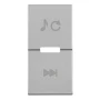 Vimar EIKON Spare 1-Module Interchangeable Button, Thermoplastic