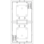 Vimar EIKON Spare 1-Module Interchangeable Button, Thermoplastic