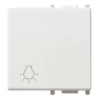 Vimar Plana Interchangeable 2-Module Button, Lightable, IP40