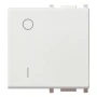Vimar Plana Interchangeable 2-Module Button, Lightable, IP40