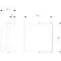 Vimar Plana Interchangeable 2-Module Button, Lightable, IP40