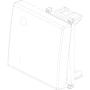 Vimar Plana Interchangeable 2-Module Button, Lightable, IP40
