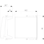 Vimar Plana Interchangeable 2-Module Button, Lightable, IP40