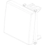 Vimar Plana Interchangeable 2-Module Button, Lightable, IP40