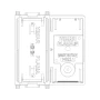 Vimar Plana Interchangeable 2-Module Button, Lightable, IP40