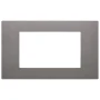 Vimar LINEA 4-Module Cover Plate, Horizontal or Vertical Mount, 146.6 x 88 mm