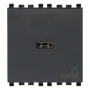 Vimar EIKON 2-Module USB-C Supply Unit, 120-240V, USB Power Delivery, Flush-Mounted, 1 USB-C Port