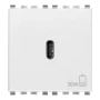 Vimar EIKON 2-Module USB-C Supply Unit, 120-240V, USB Power Delivery, Flush-Mounted, 1 USB-C Port