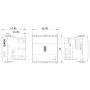 Vimar EIKON 2-Module USB-C Supply Unit, 120-240V, USB Power Delivery, Flush-Mounted, 1 USB-C Port