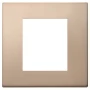 Vimar LINEA 2-Module Cover Plate, 90 x 88 mm, Horizontal/Vertical Mounting