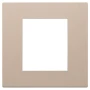 Vimar LINEA 2-Module Cover Plate, 90 x 88 mm, Horizontal/Vertical Mounting
