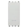 Vimar EIKON 1P 1-Way Switch, 20AX, 250V, IP40, Optional LED Lighting