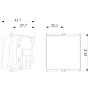 Vimar PLANA 1P 10AX 2-Way Switch, 250V, IP40, Lightable
